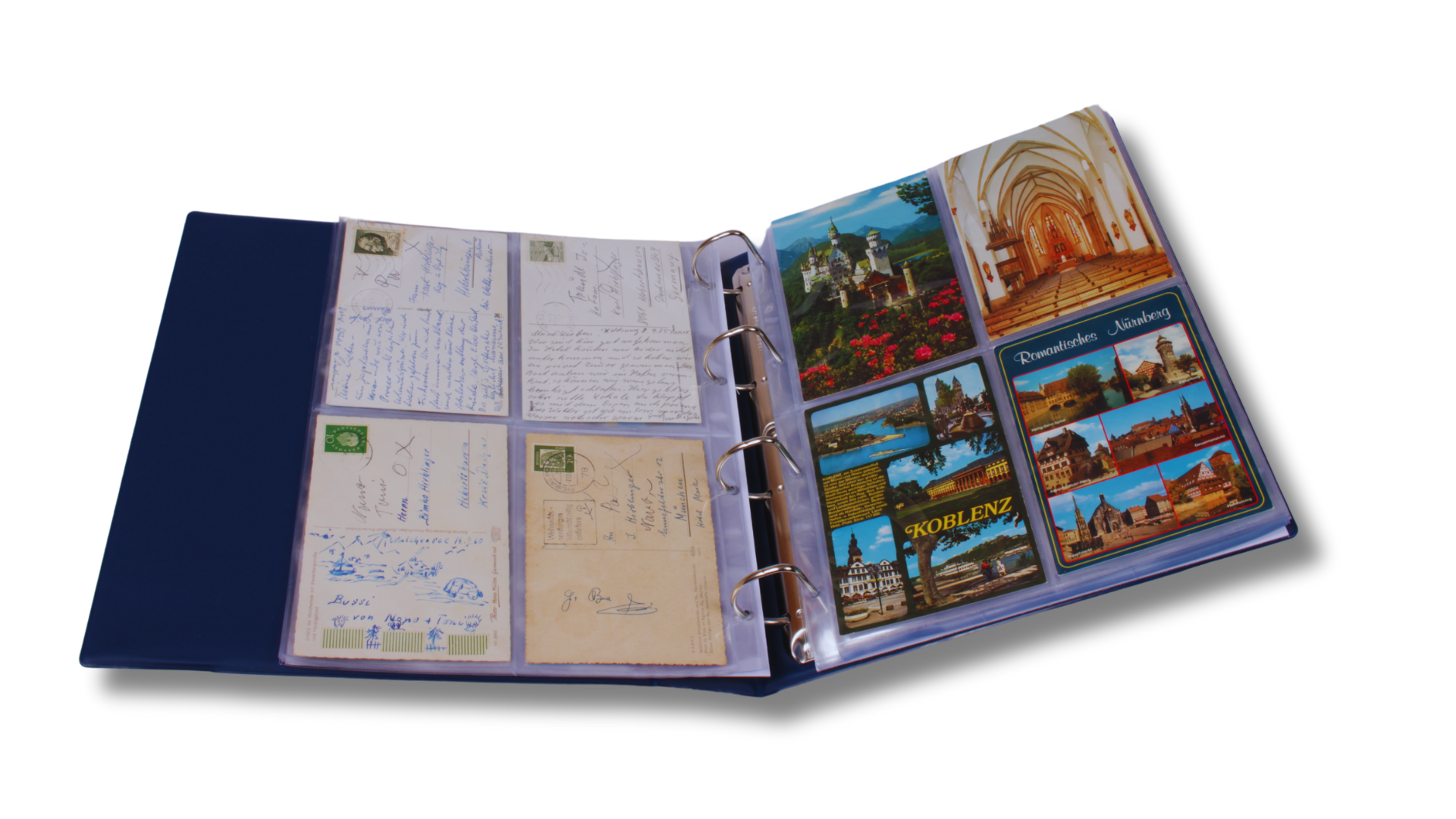 KA2: Komplett-Album im mittleren Format mit 50 Blatt für 400 Ansichtskarten